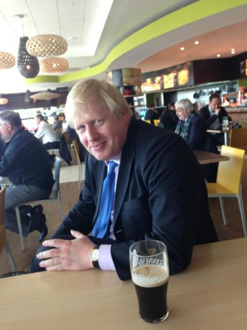 Boris Johnson pic from @mayoroflondon twitter a/c